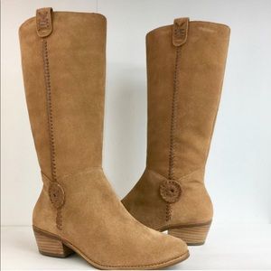 Jack Rogers Tall Riding Boot Suede Knee High Tall